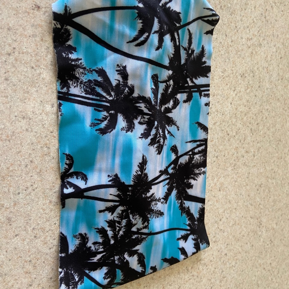 Tropical Palm Tree Print Fabric Headband